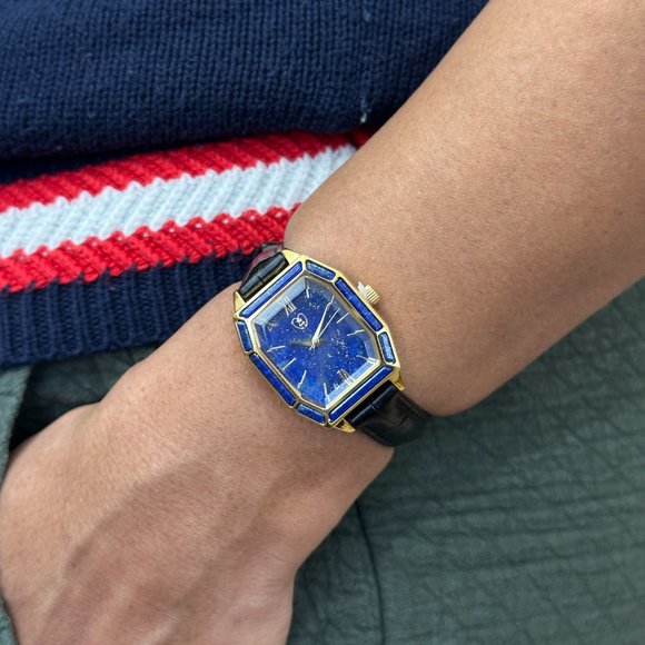 Blue Lapis Lazuli Gemstone Watch, Natural Stone Watch, Brand New, Quartz main image 5